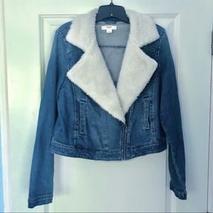 Mossimo Supply Wooly Denim Jacket